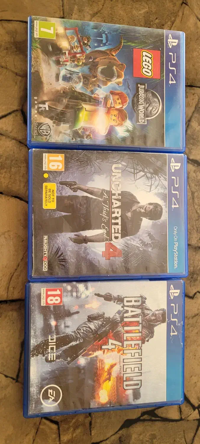 دیسک پی اس فور آنچرارتد بتلفیلد ۴ لوگو ژوراستیک|کنسول، بازی ویدئویی و آنلاین|اسلام‌‌آباد غرب, |دیوار