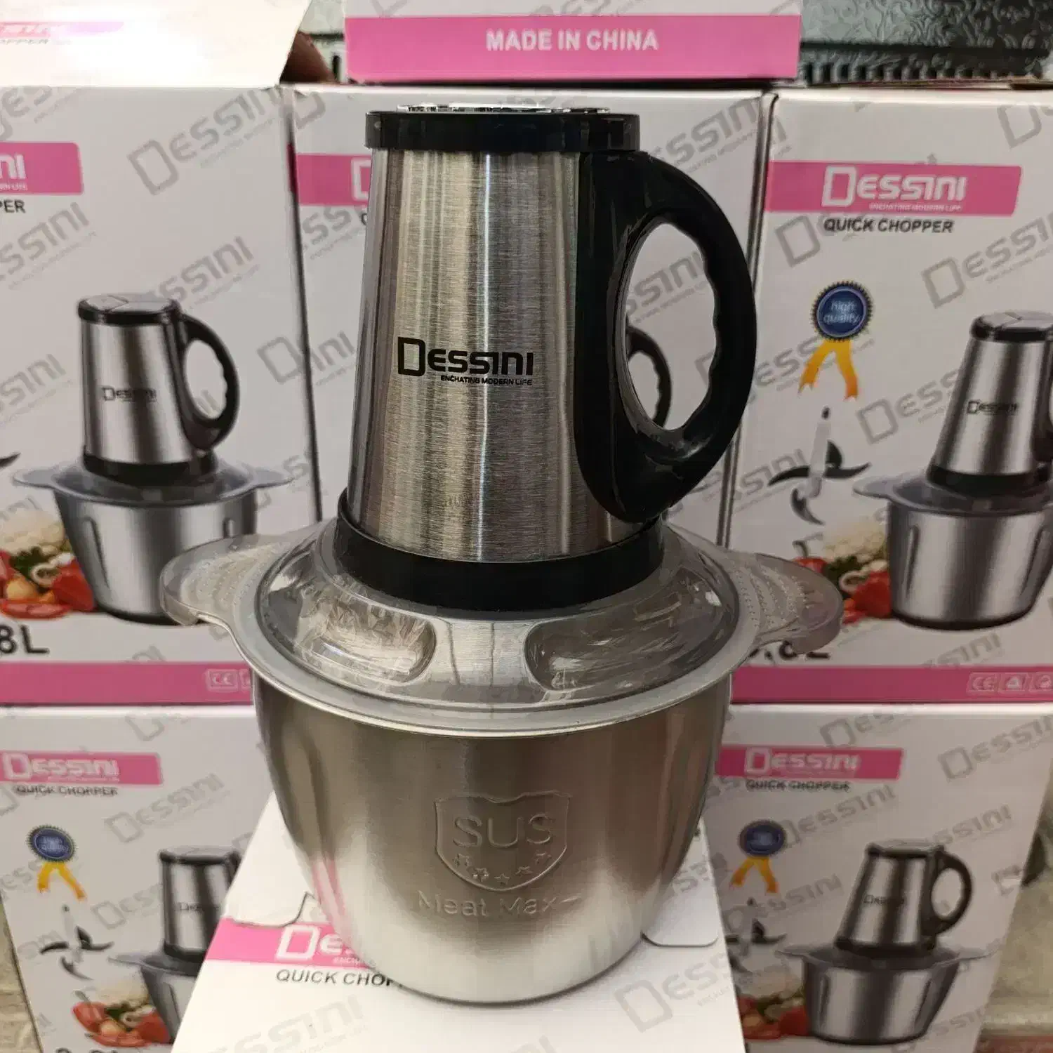 خردکن غذاساز دسینی کاسه استیل ۲ سرعته ۴ تیغه|خردکن، آسیاب، غذاساز|مشهد, طلاب|دیوار