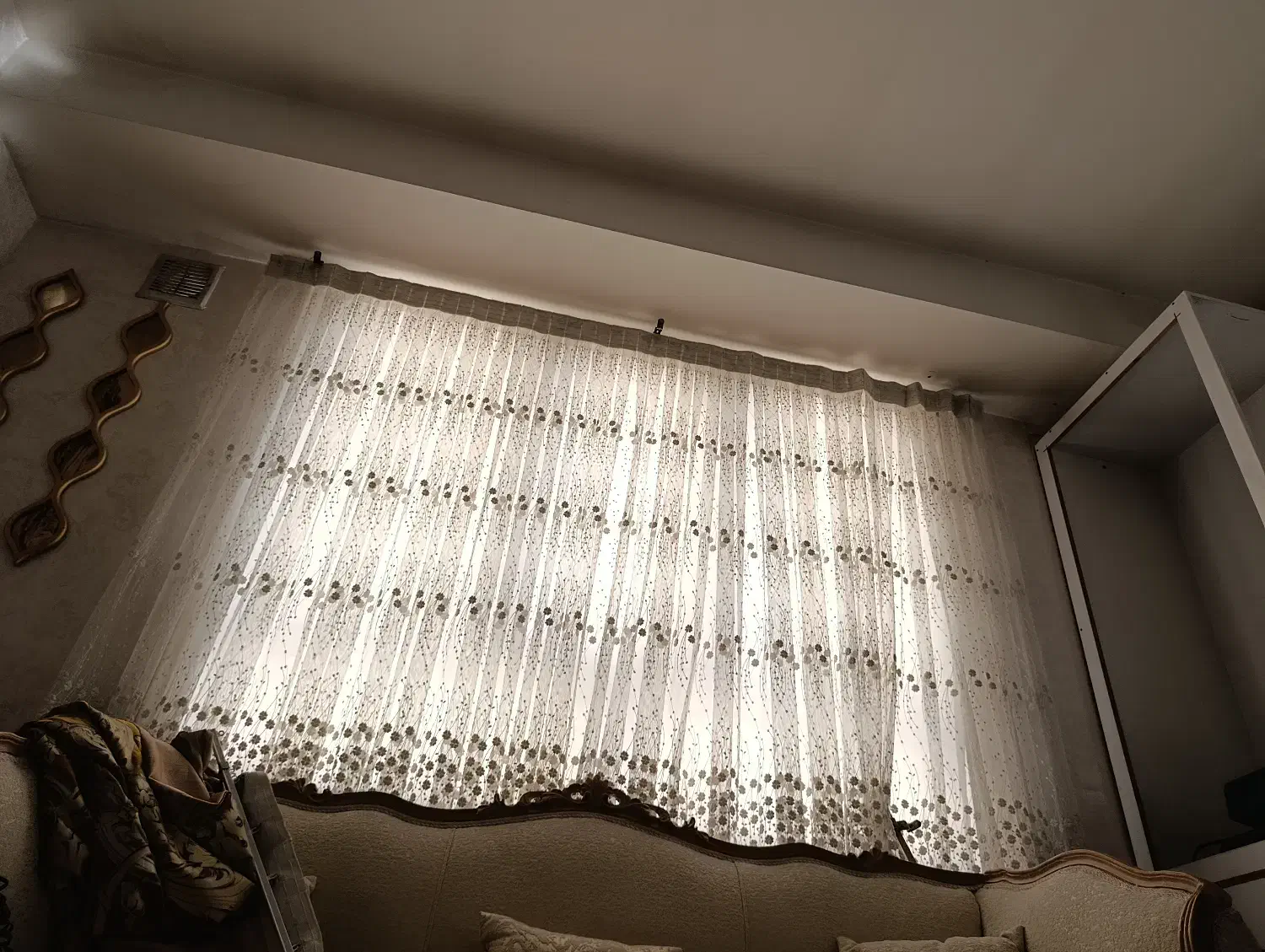 پرده طوری با زیره برای پذیرایی و آشپزخانه و اتاق|پرده، رانر، رومیزی|ری, علایین|دیوار