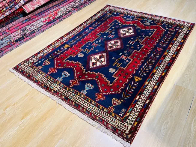 پرده ای سیرجان تمام رنگ گیاهی|فرش|تهران, سلسبیل شمالی|دیوار