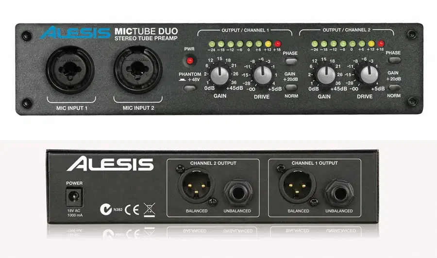 پری امپ Alesis MicTube Duo|گیتار، بیس، امپلیفایر|اردبیل, |دیوار