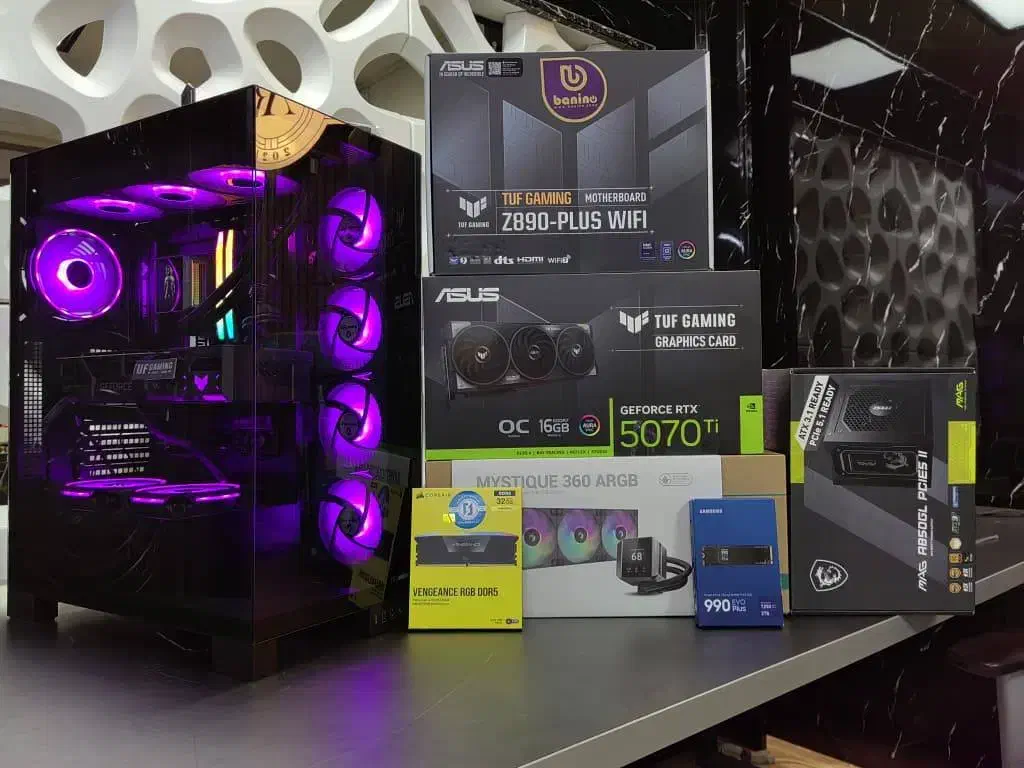 کیس گیمینگ قدرتمند 5070TI بدون نیاز به ارتقا|رایانه رومیزی|شیراز, معالی‌آباد|دیوار