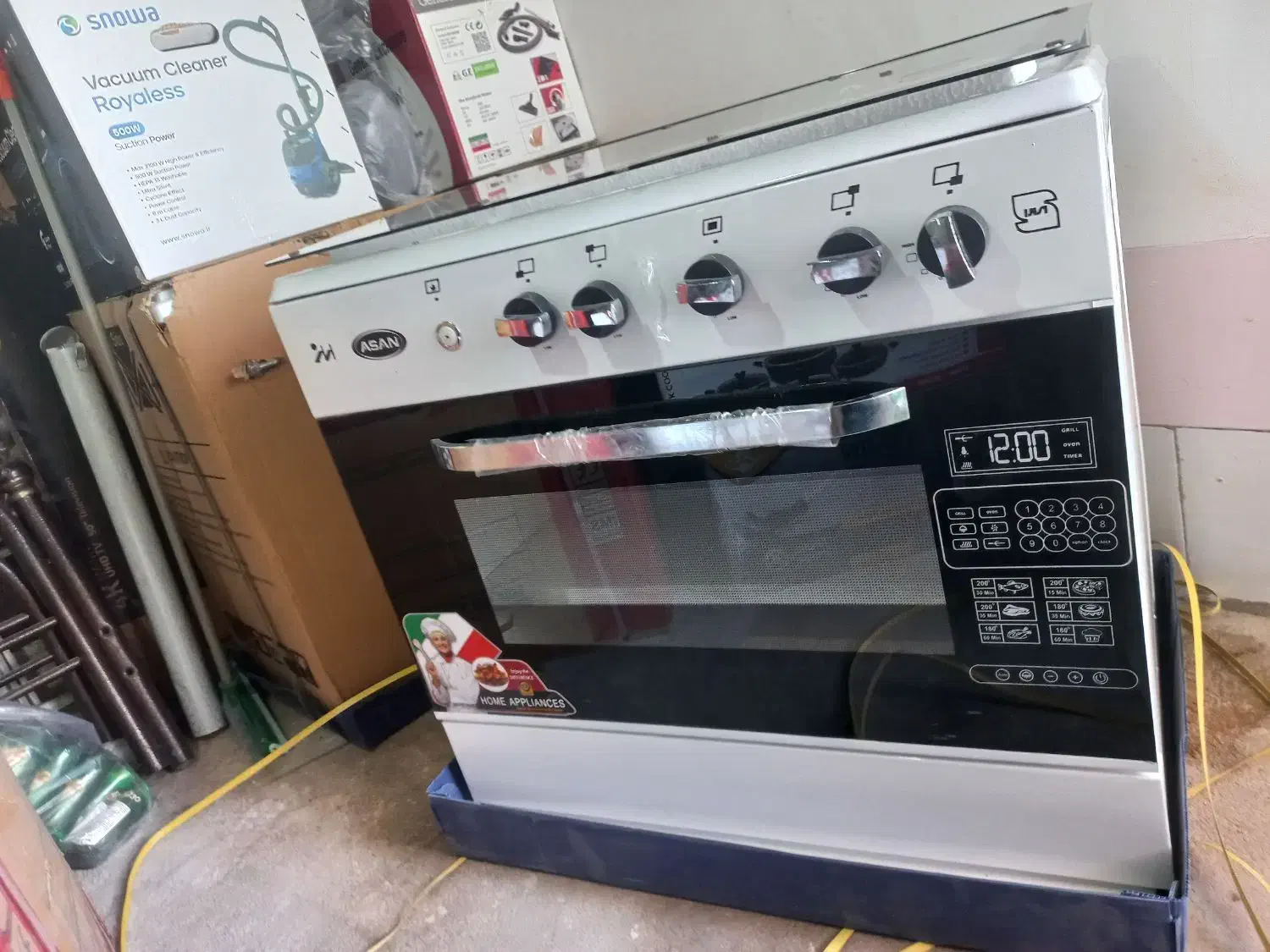 اجاقگاز طرح فر|اجاق گاز و لوازم برقی پختوپز|سامان, |دیوار