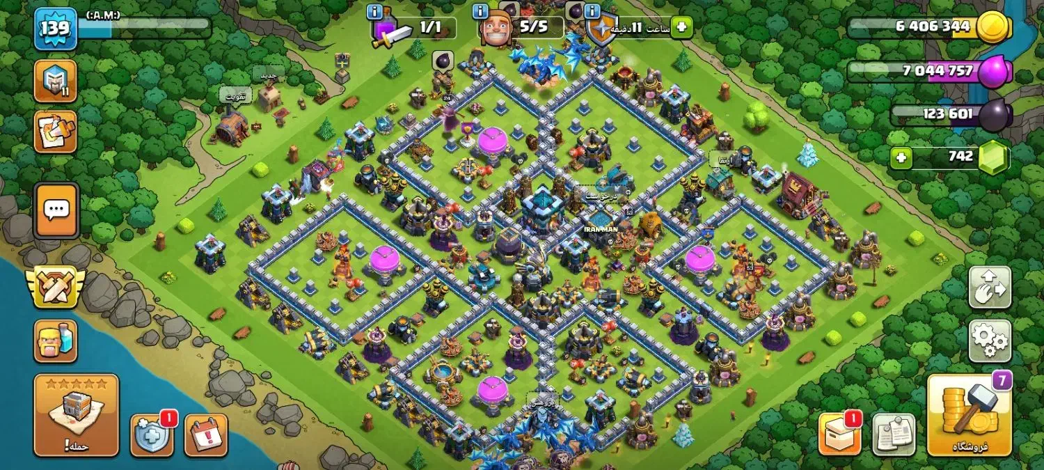 اکانت کلش تان|کنسول، بازی ویدئویی و آنلاین|بیرجند, |دیوار