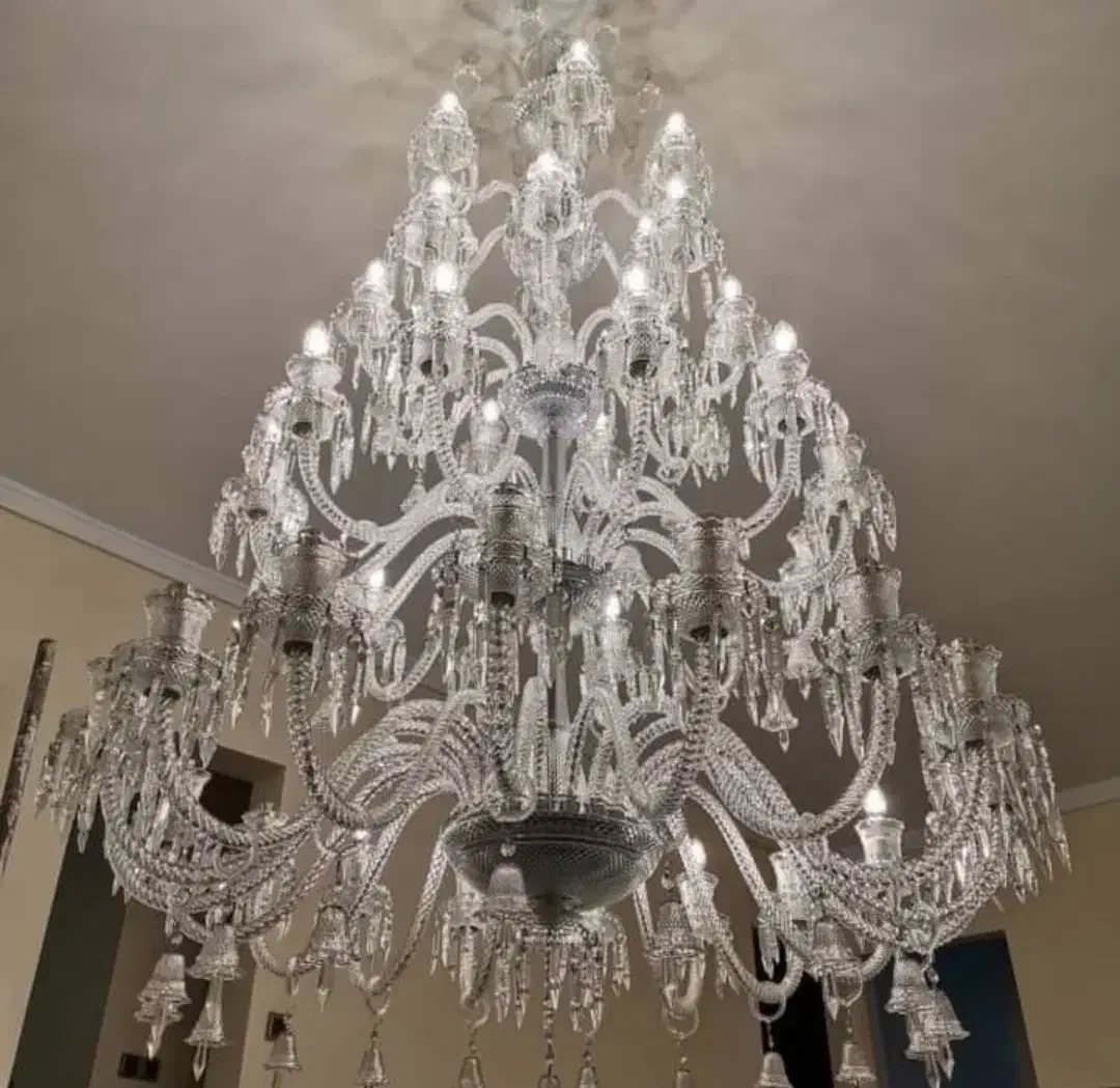 لوستر باکارات تمام کریستال وارداتی|لوستر و چراغ آویز|تبریز, |دیوار