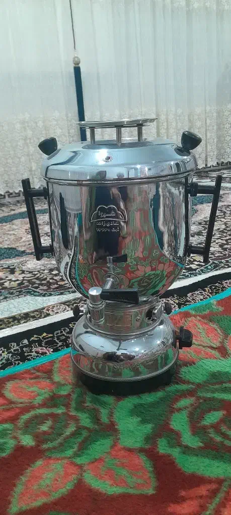 سماور 6 لیتری تمیز|سماور، چای‌ساز، قهوه‌ساز|خاوه, |دیوار