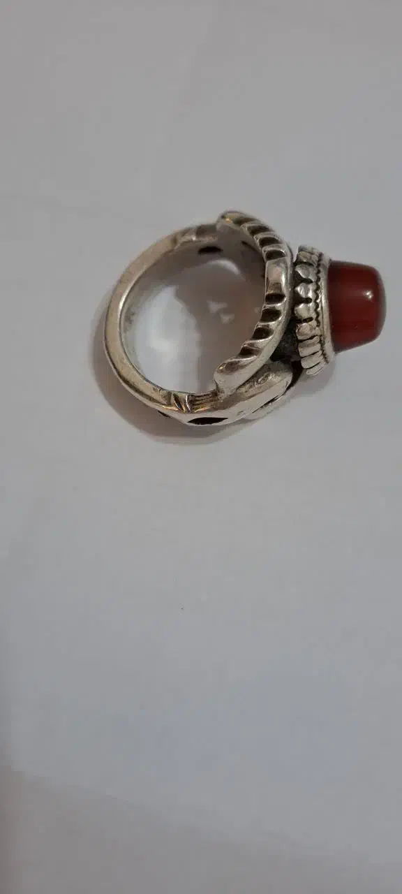 انگشتر نقره با سنگهای طبیعی|جواهرات|اردبیل, |دیوار