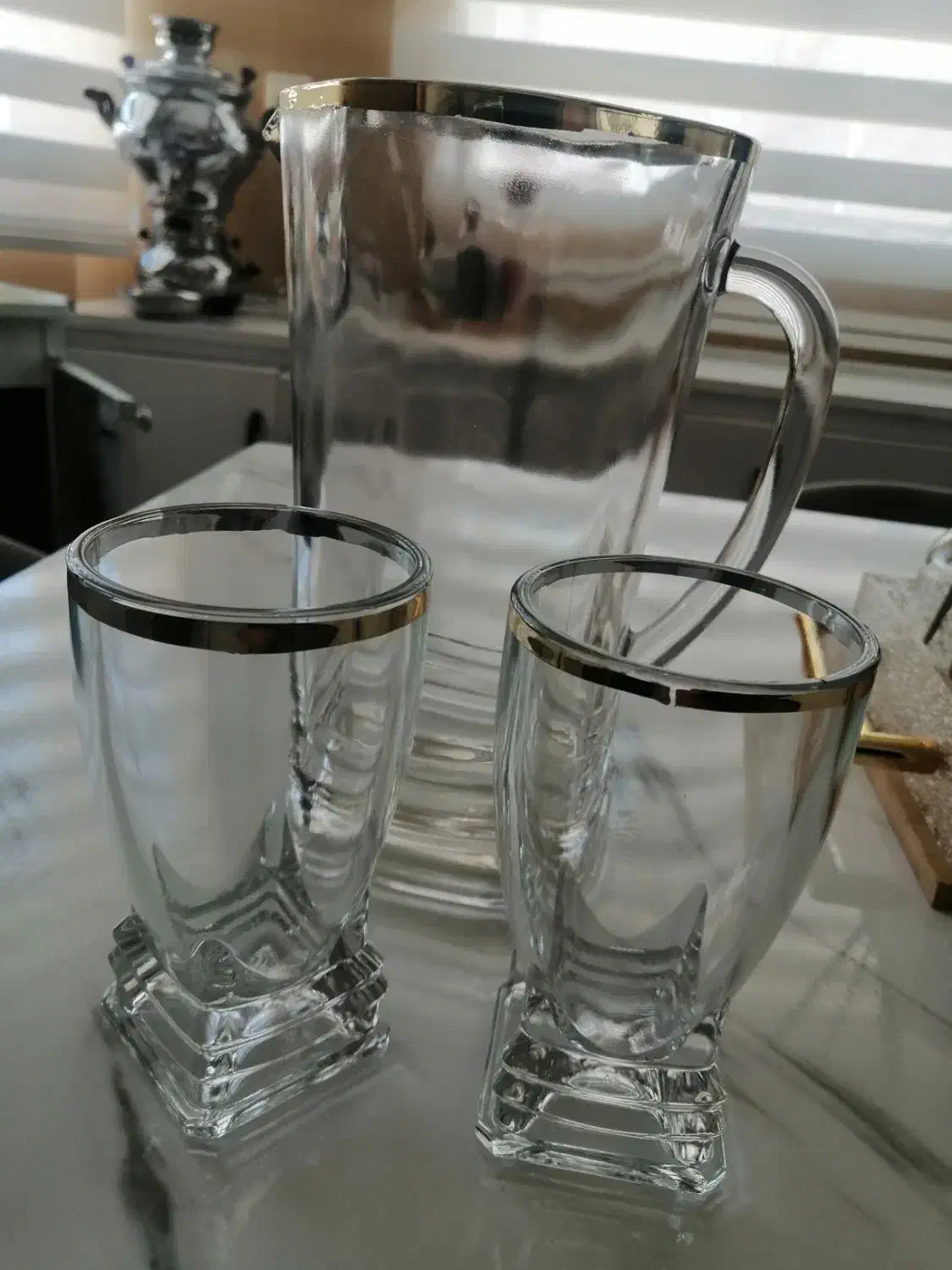 سه دست پارچ ولیوان|ظروف سرو و پذیرایی|مریوان, |دیوار