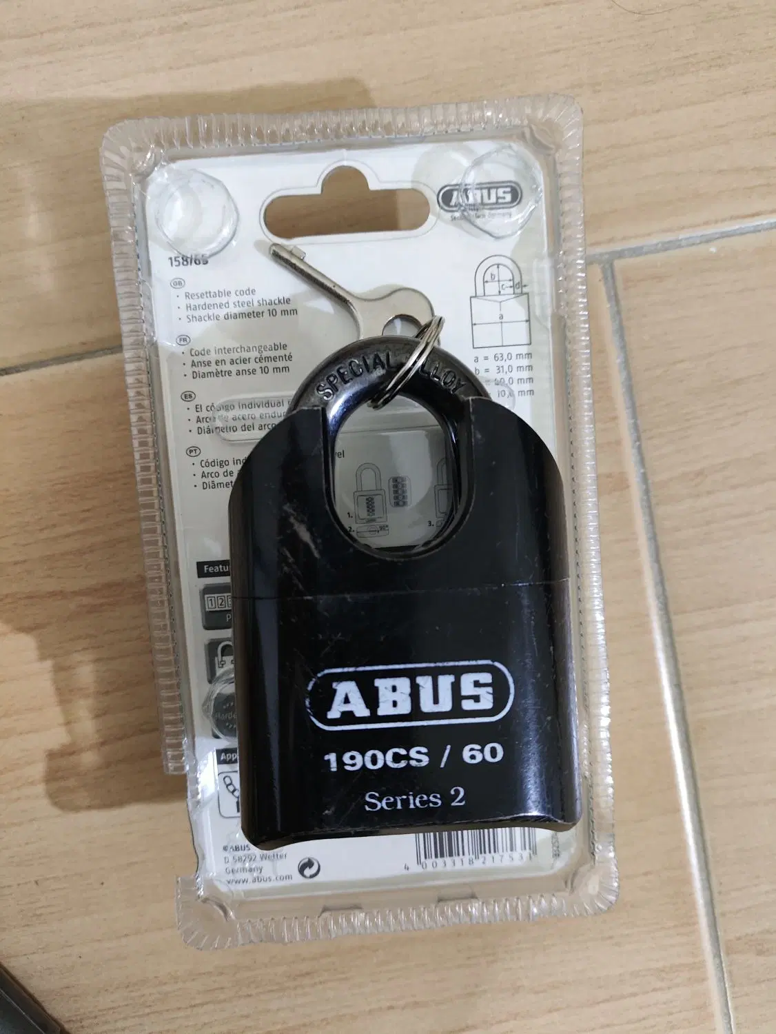 قفل رمزی آبوس آلمان abus|ابزارآلات|تهران, خلیج فارس|دیوار