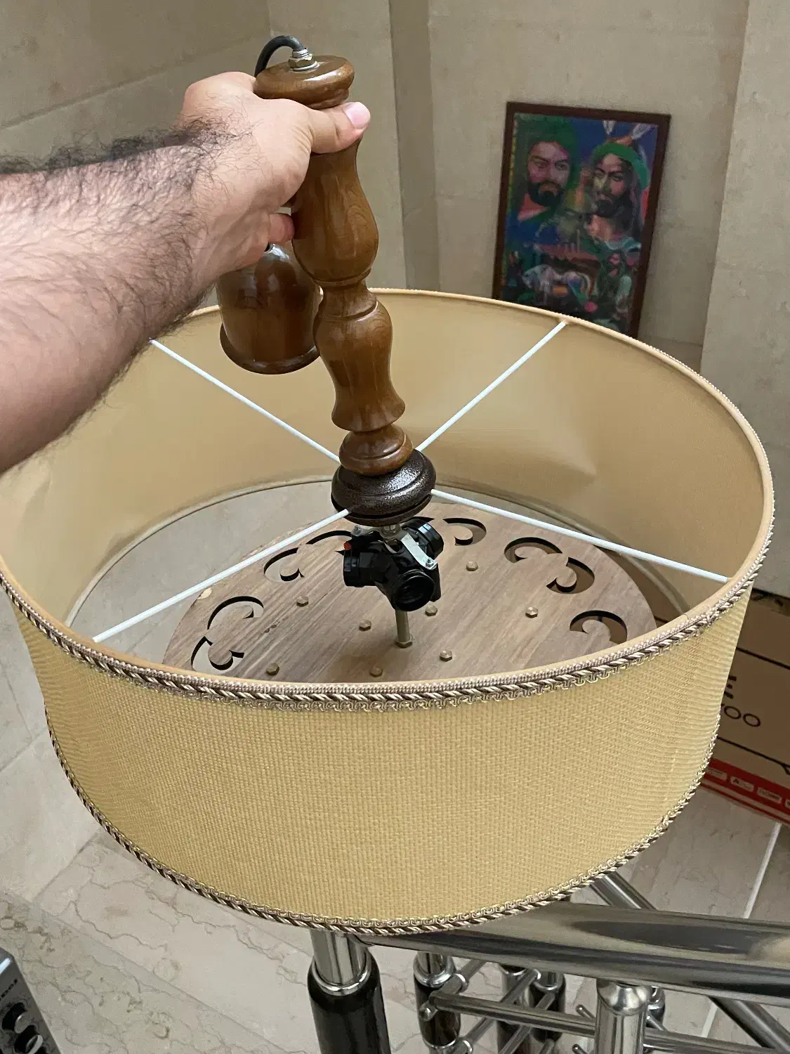 لوستر|لوستر و چراغ آویز|یزد, |دیوار