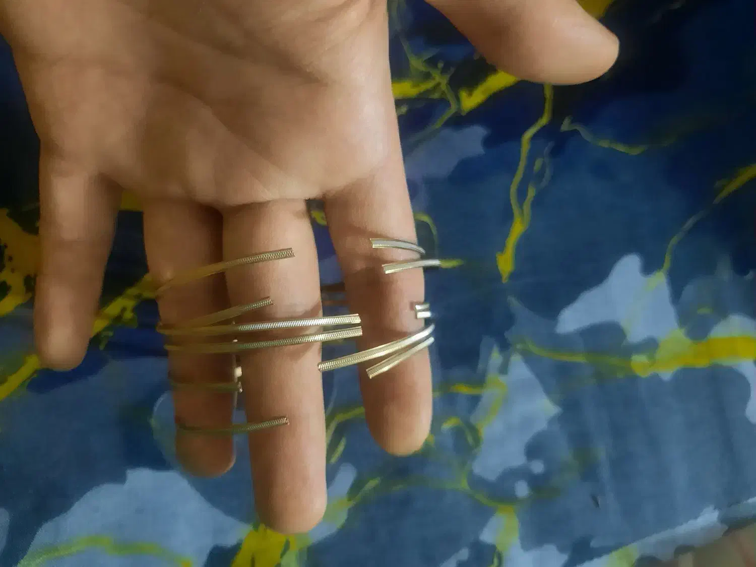 ۶عدد النگو قیچی شده|جواهرات|قم, زینبیه|دیوار