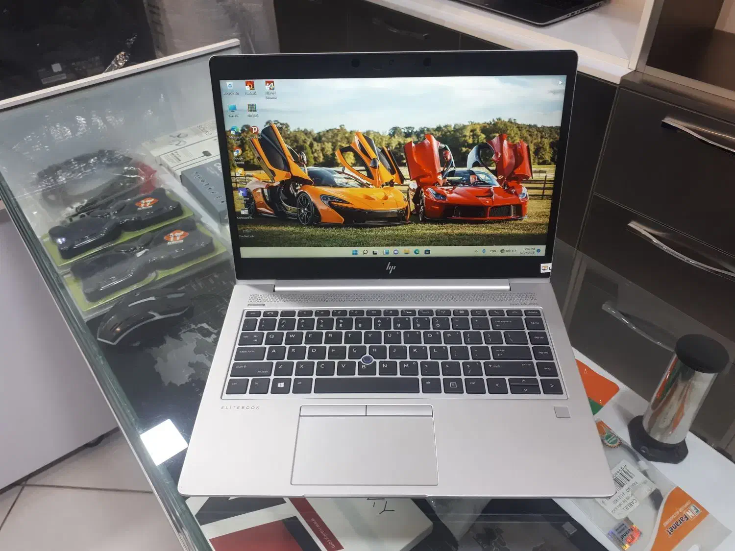 لپ تاپ باریک باکیفیت صفحه تاچ HP ELIET B00K 745 G6|رایانه همراه|کرمان, |دیوار