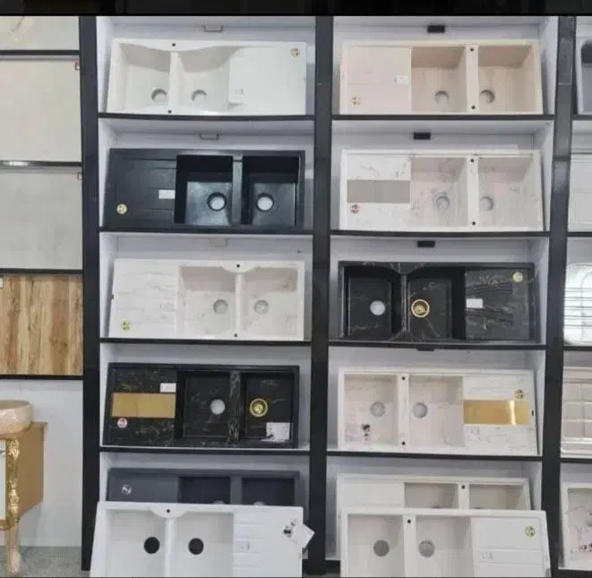 سینک گرانیتی تک لگن دو لگن|مصالح و تجهیزات ساختمان|چهارباغ, |دیوار