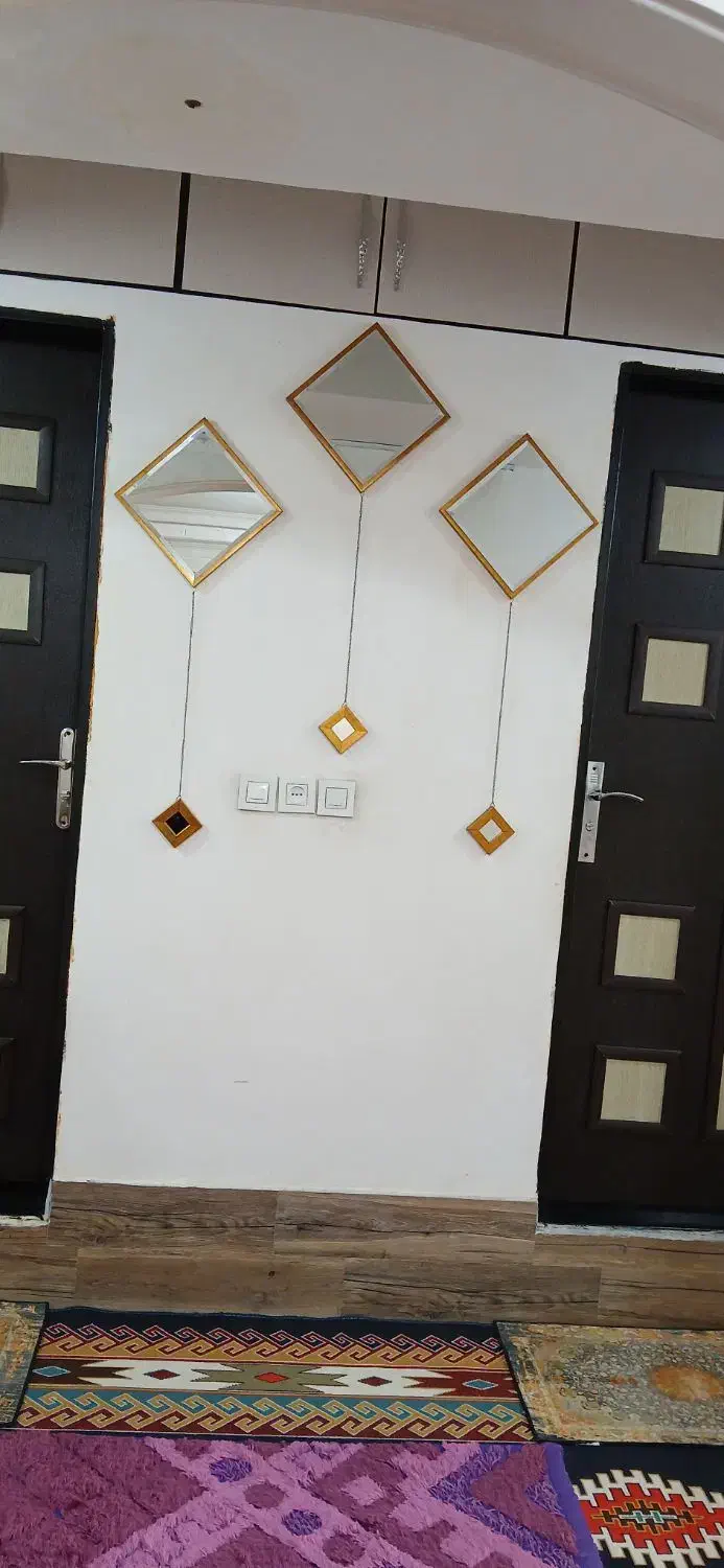 اینه دکوراتیو سه تایی|آینه|دورود, |دیوار