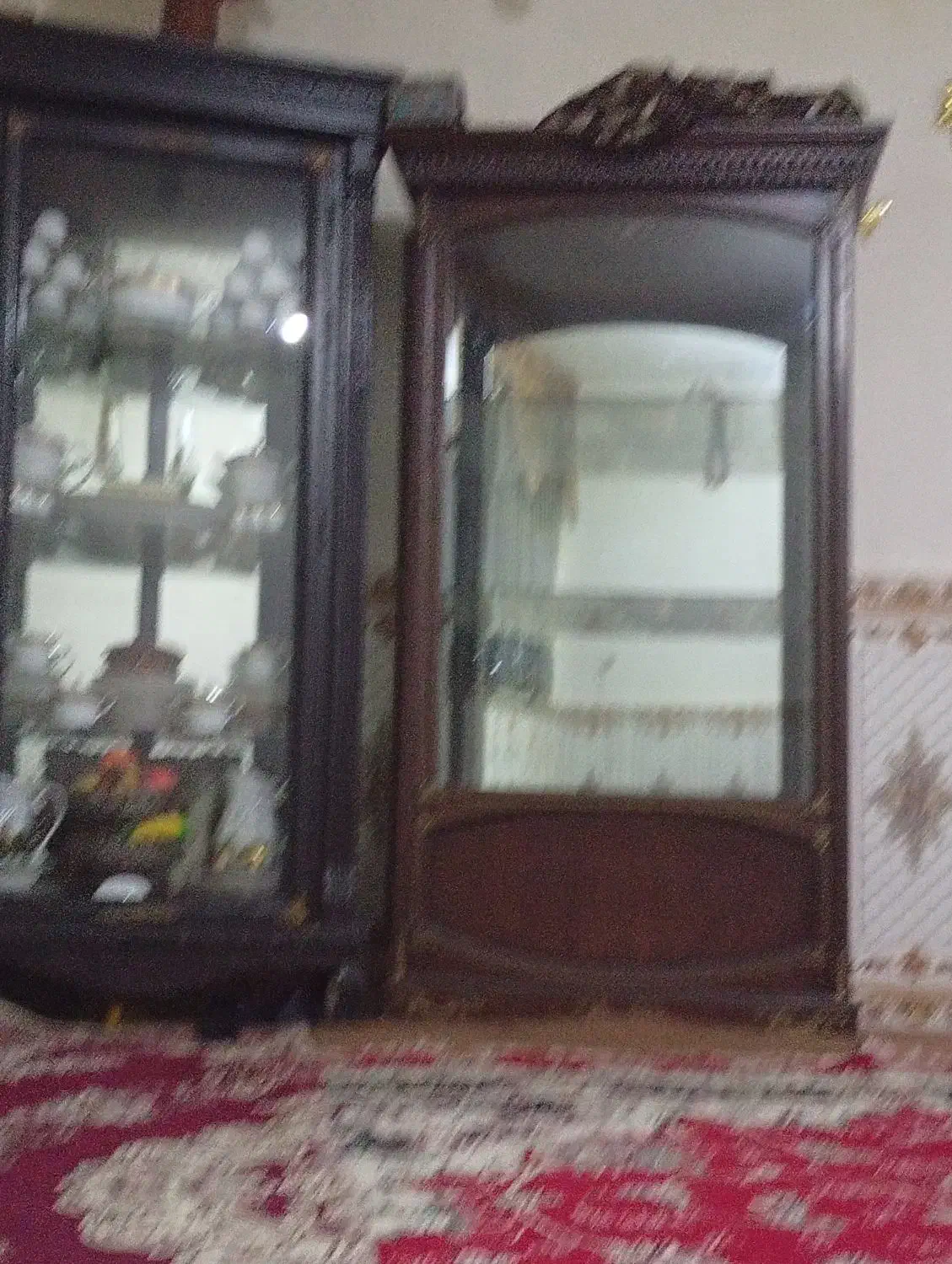 بوفه چوب قدیمی|بوفه، ویترین، کنسول|کرمانشاه, |دیوار