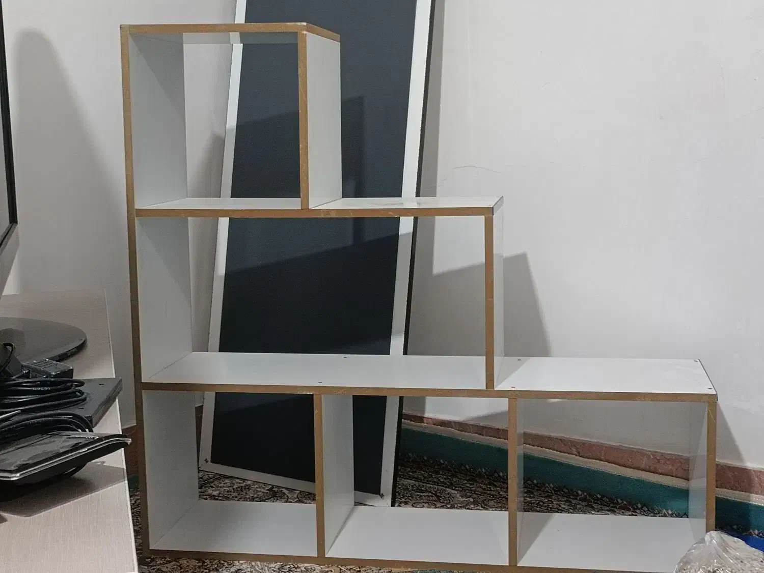 باکس چوبی جنس با کیفیت نو وسالم|کتابخانه، شلف، قفسههای دیواری|خرمآباد, |دیوار