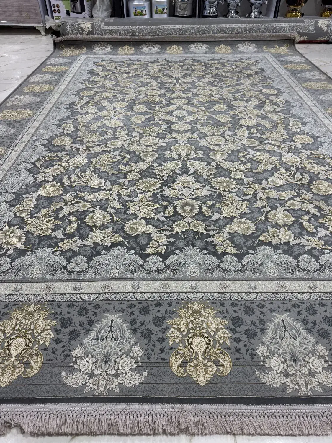 فرش ۹ متری ۱۲۰۰ شانه اقساط ۱۰ ماهع|فرش|نورآباد, |دیوار