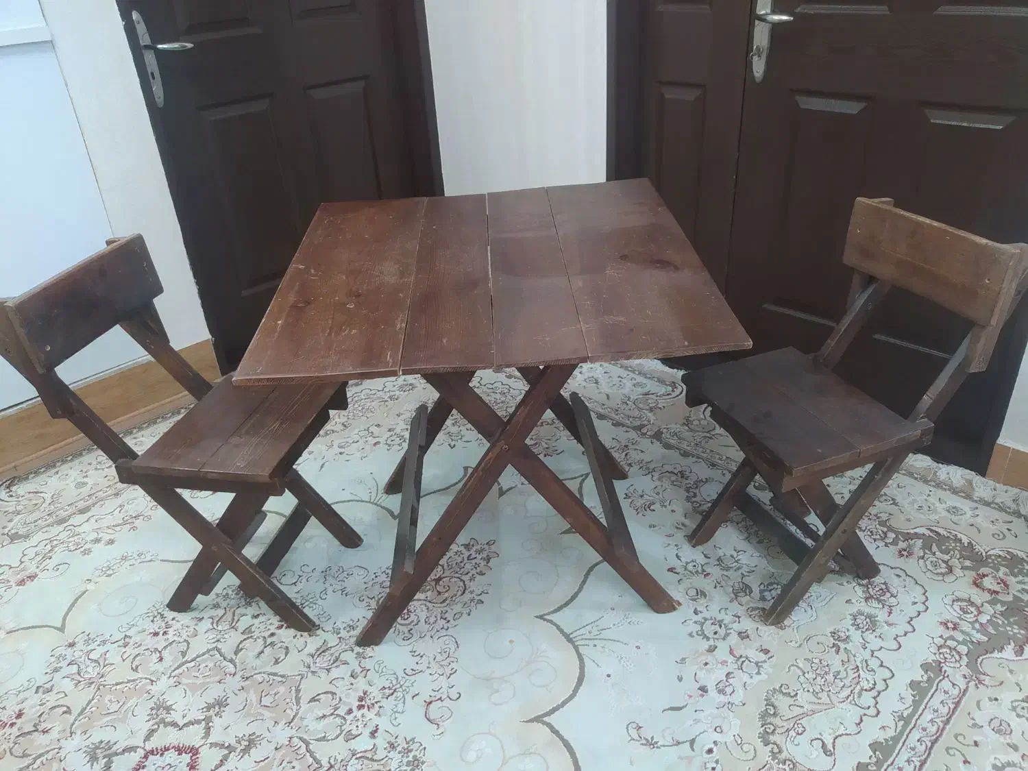 میز و صندلی چوب (دست ساز و تاشو)|میز تحریر و کامپیوتر|ابهر, |دیوار