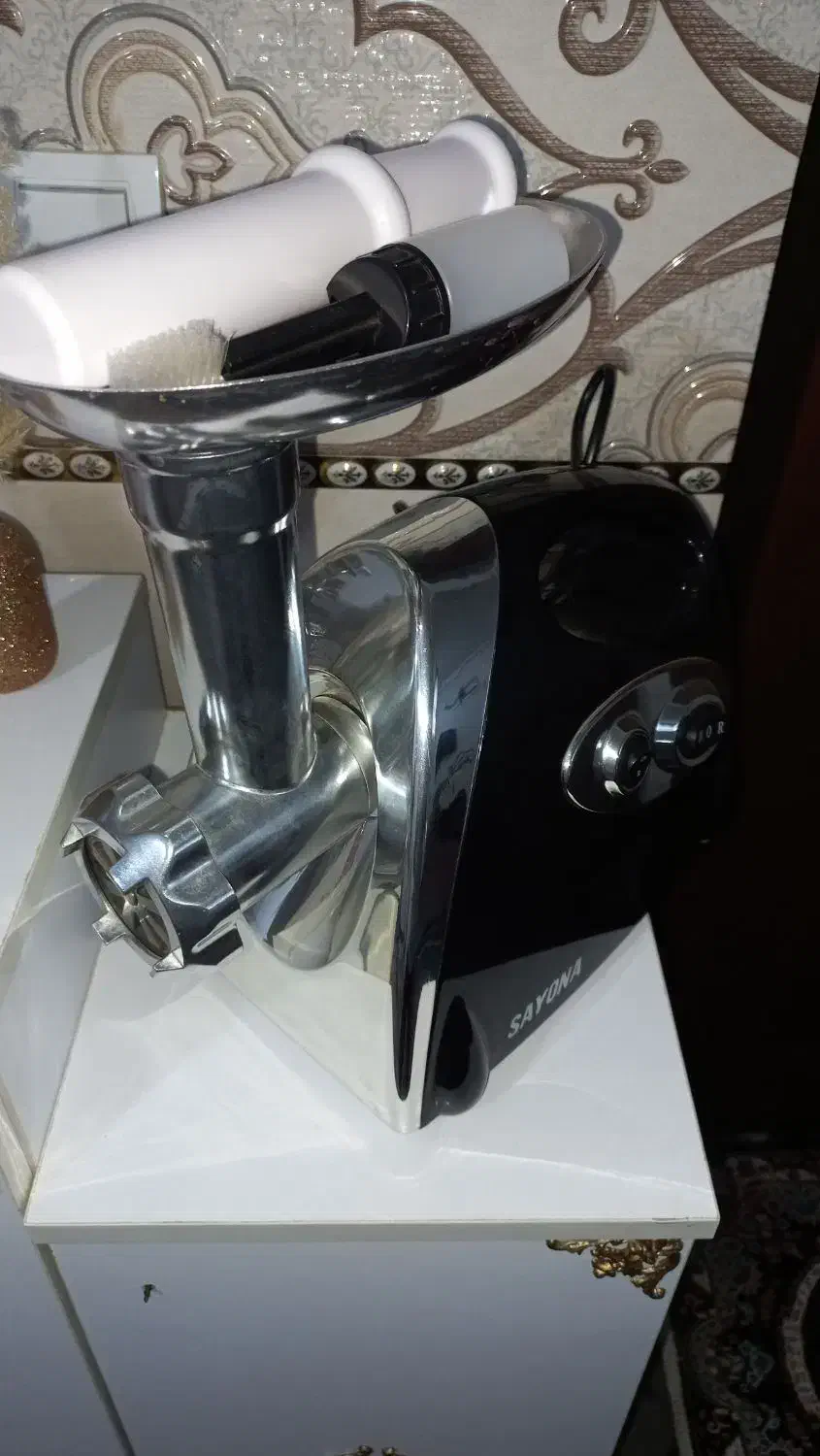 چرخ گوشت|خردکن، آسیاب، غذاساز|تاکستان, |دیوار