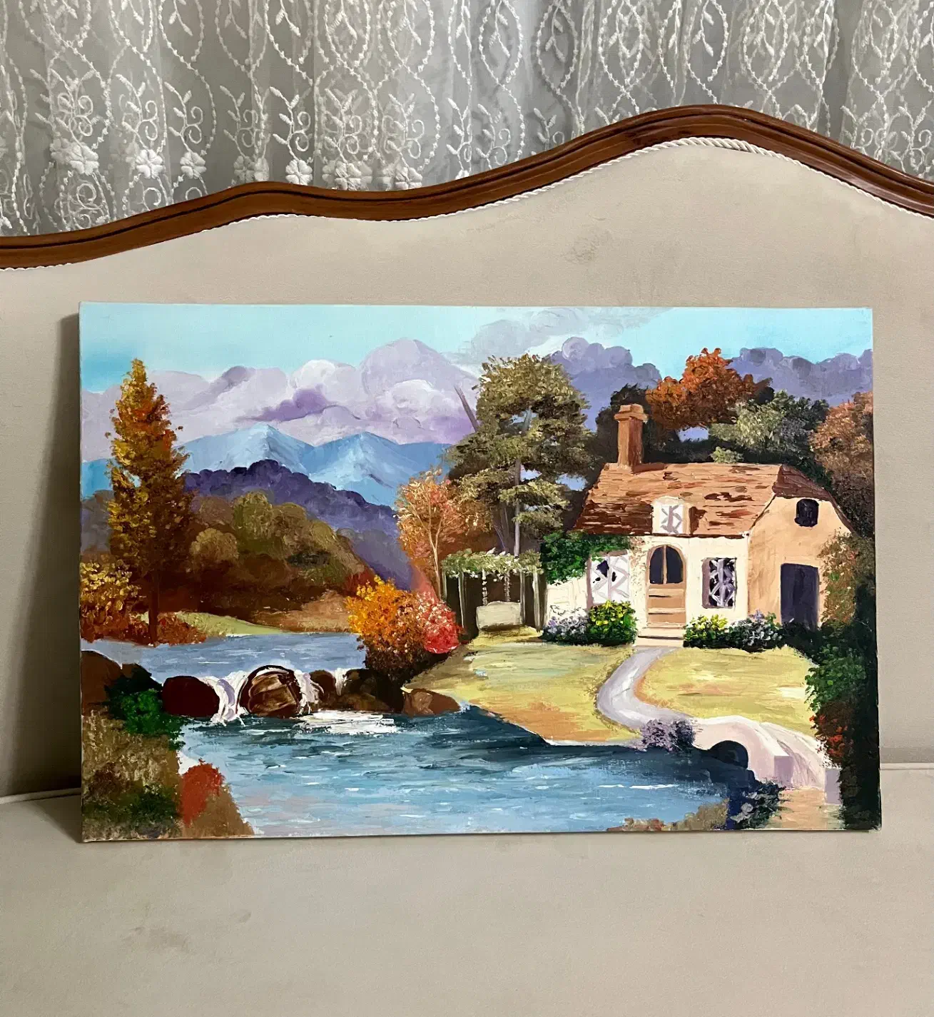 تابلو رنگ روغن برجسته|تابلو، نقاشی، عکس|قم, بنیاد|دیوار