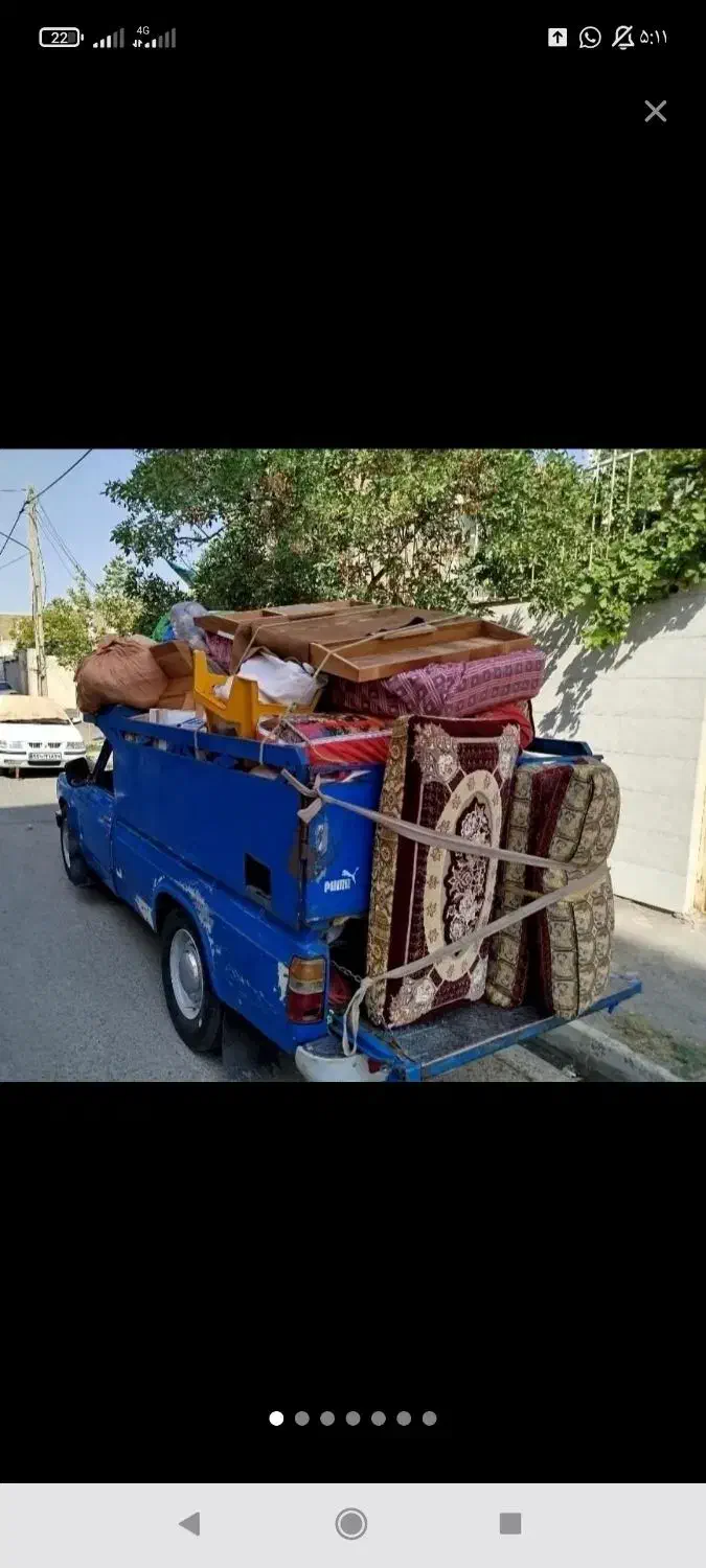 حمل بار با نیسان با کارگر و بدون کارگر|خدمات حمل و نقل|خمین, |دیوار