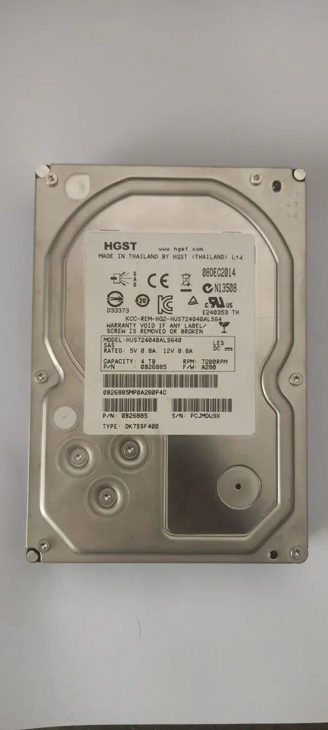 هارد 4tb sas سروری|قطعات و لوازم جانبی رایانه|بهارستان, |دیوار