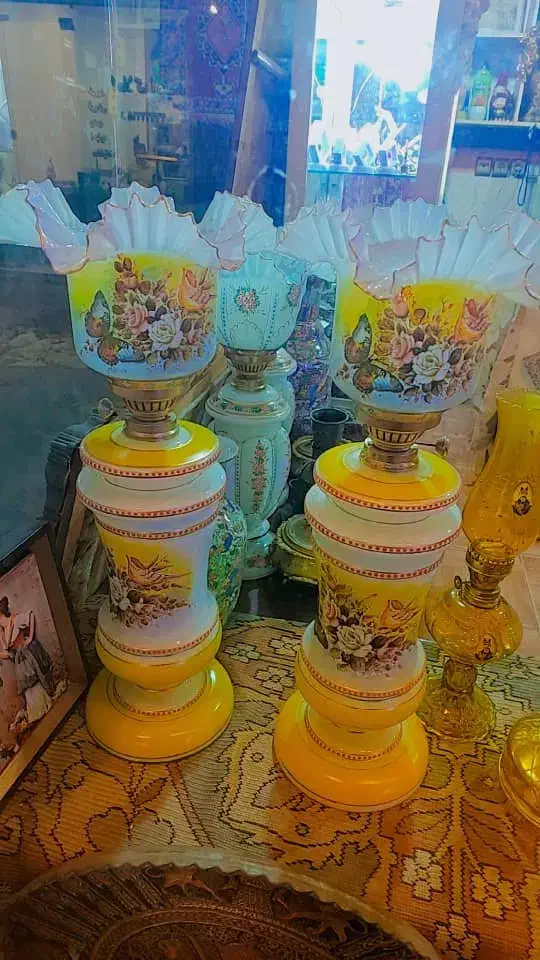 چراغ نفتی قدیمی|صنایع دستی و سایر لوازم تزئینی|رشت, بلوار گیلان|دیوار