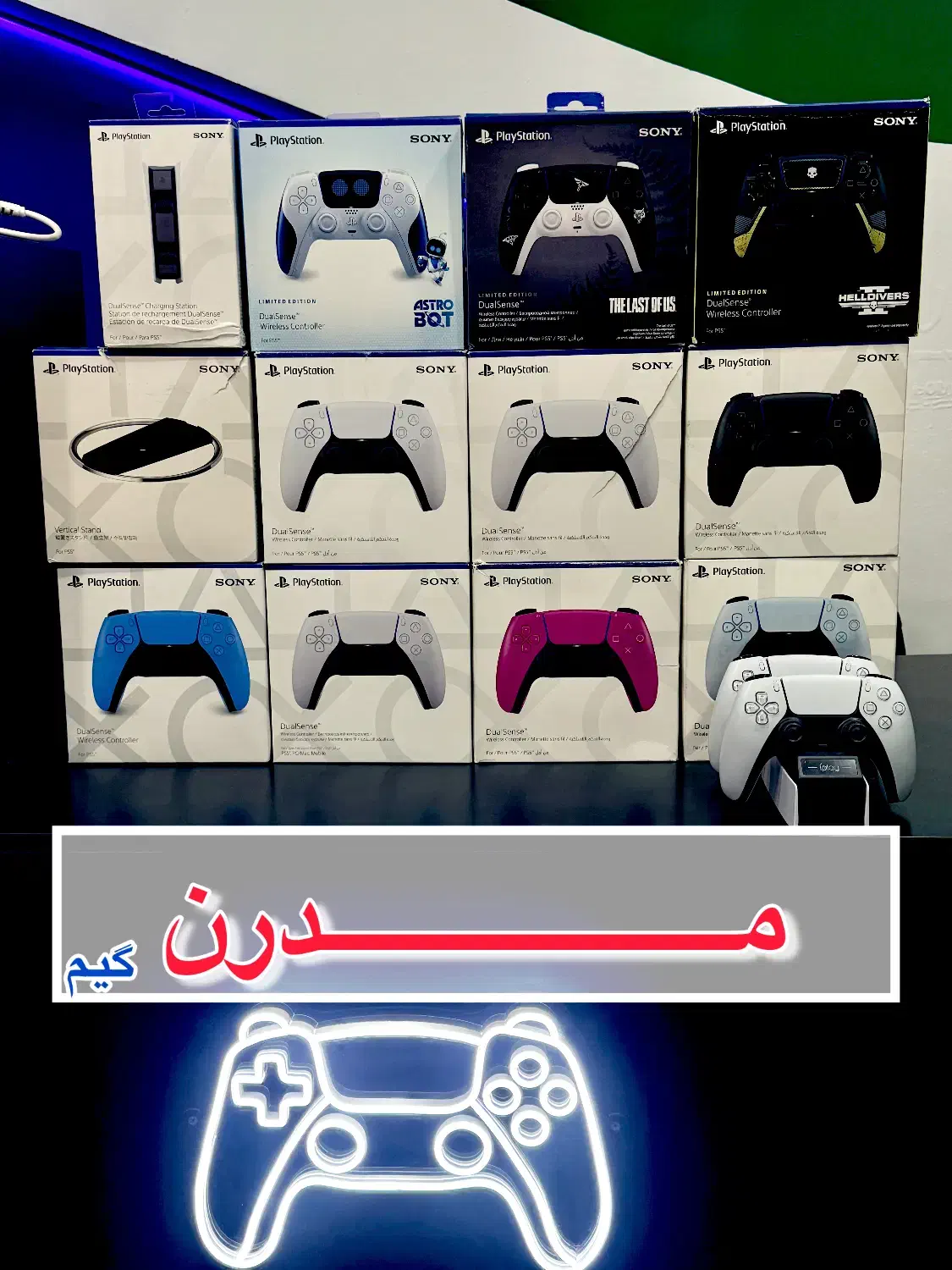 دسته بازی ps5 و 4 و xbox/ سرشوکی و استیکر قابلنصب|کنسول، بازی ویدئویی و آنلاین|تهران, هروی|دیوار