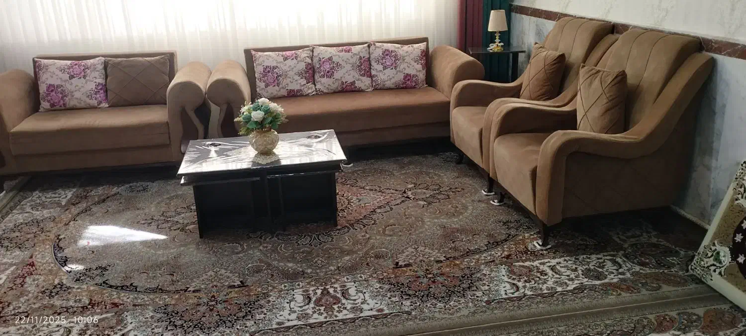 مبل  هفت نفره با میز عسلی|مبلمان خانگی و میز عسلی|سنقر, |دیوار