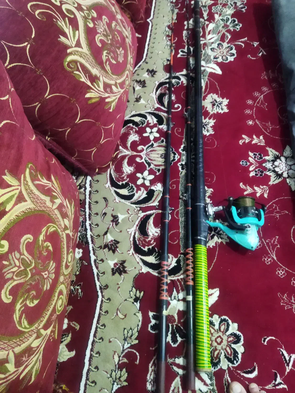 لنسر ماهیگیری چوب کربن سه تکه سه عدد ژاپنی|ماهیگیری|مرودشت, بیست متری بیمارستان|دیوار