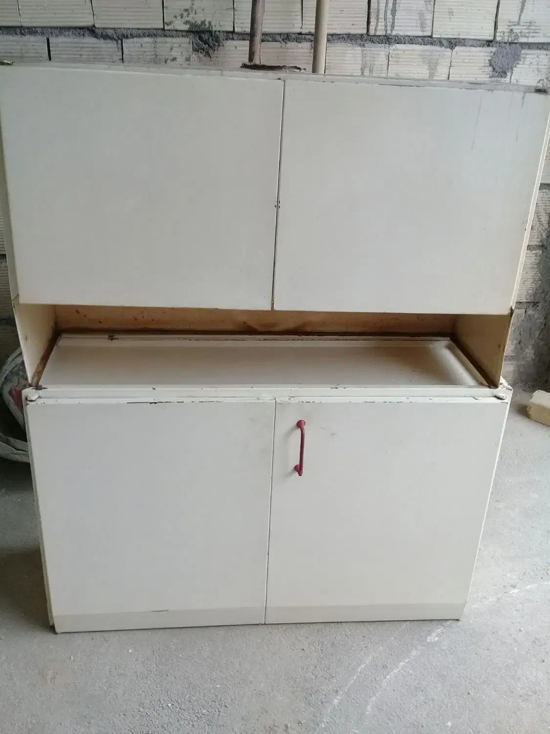 کابینت فلزی همراه سینک وهود|آب‌چکان و نظم‌دهنده ظروف|آشخانه, |دیوار