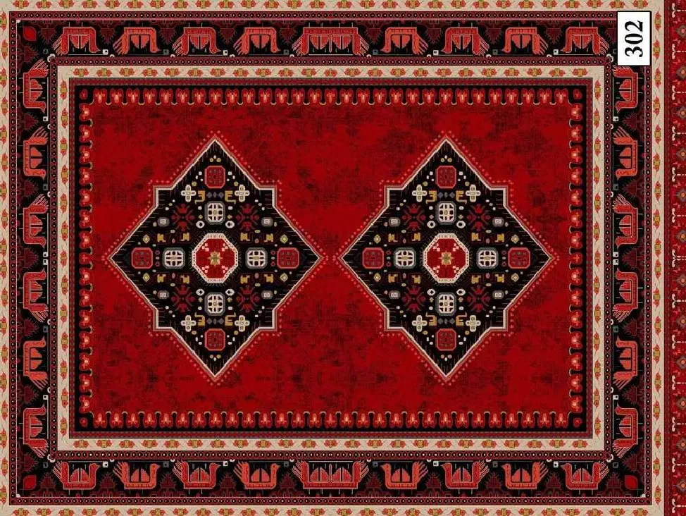 فرش سمانه) بدکن نیاز به چک وضامن خوش نقش وطرح|فرش|برازجان, |دیوار