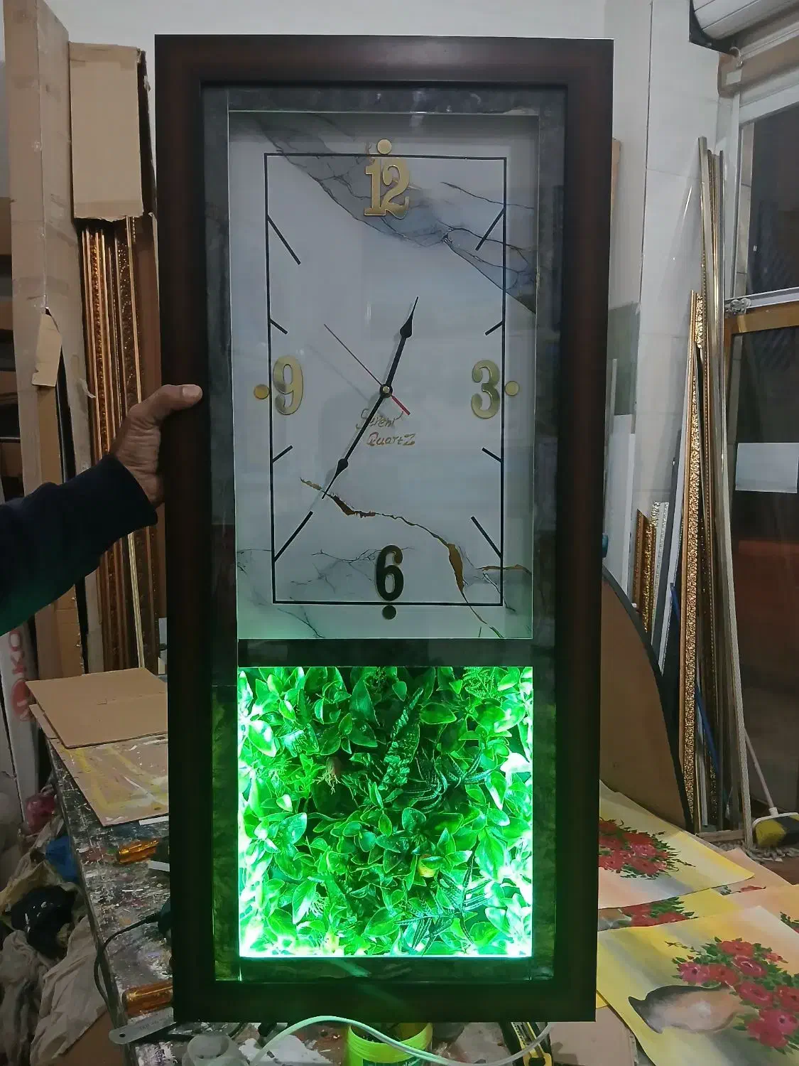 تولیدی انواع ساعت دیواری رومیزی در سایزهای مختلف..|ساعت دیواری و تزئینی|لردگان, |دیوار