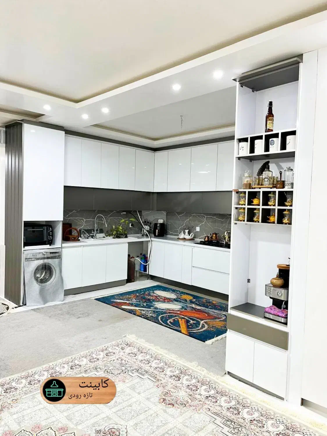 کابینت کمد دیواری تی وی وال تخت تاشو|مصالح و تجهیزات ساختمان|خواف, |دیوار