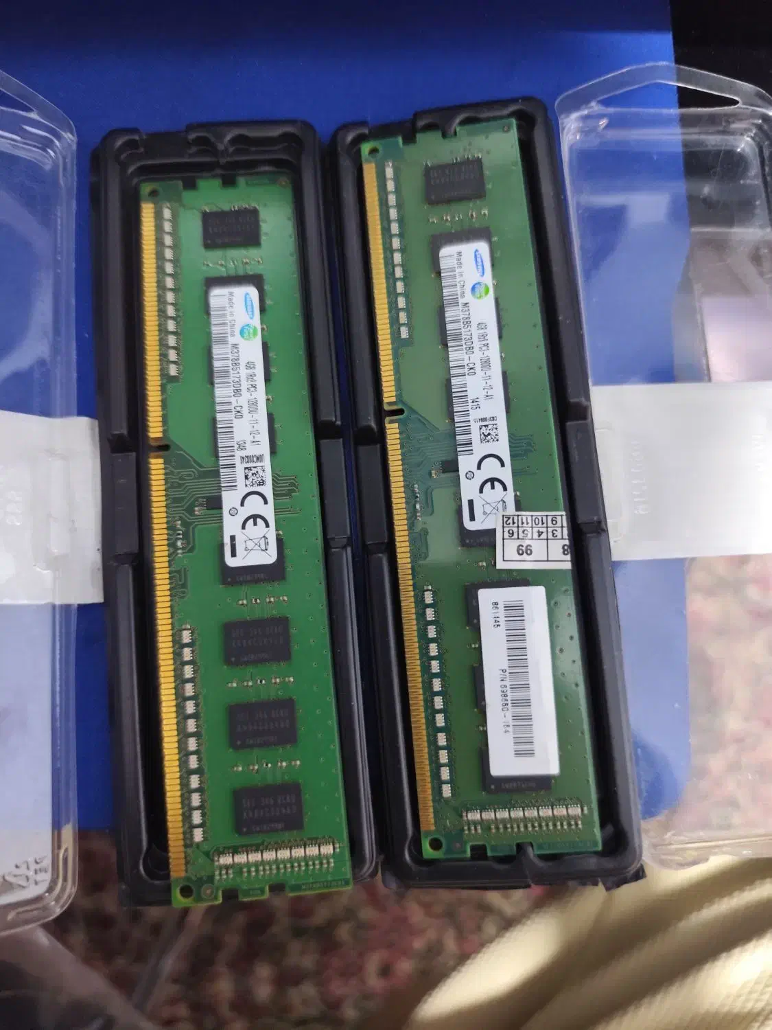 دو عدد رم 4 گیگ DDR3|قطعات و لوازم جانبی رایانه|کرمان, |دیوار
