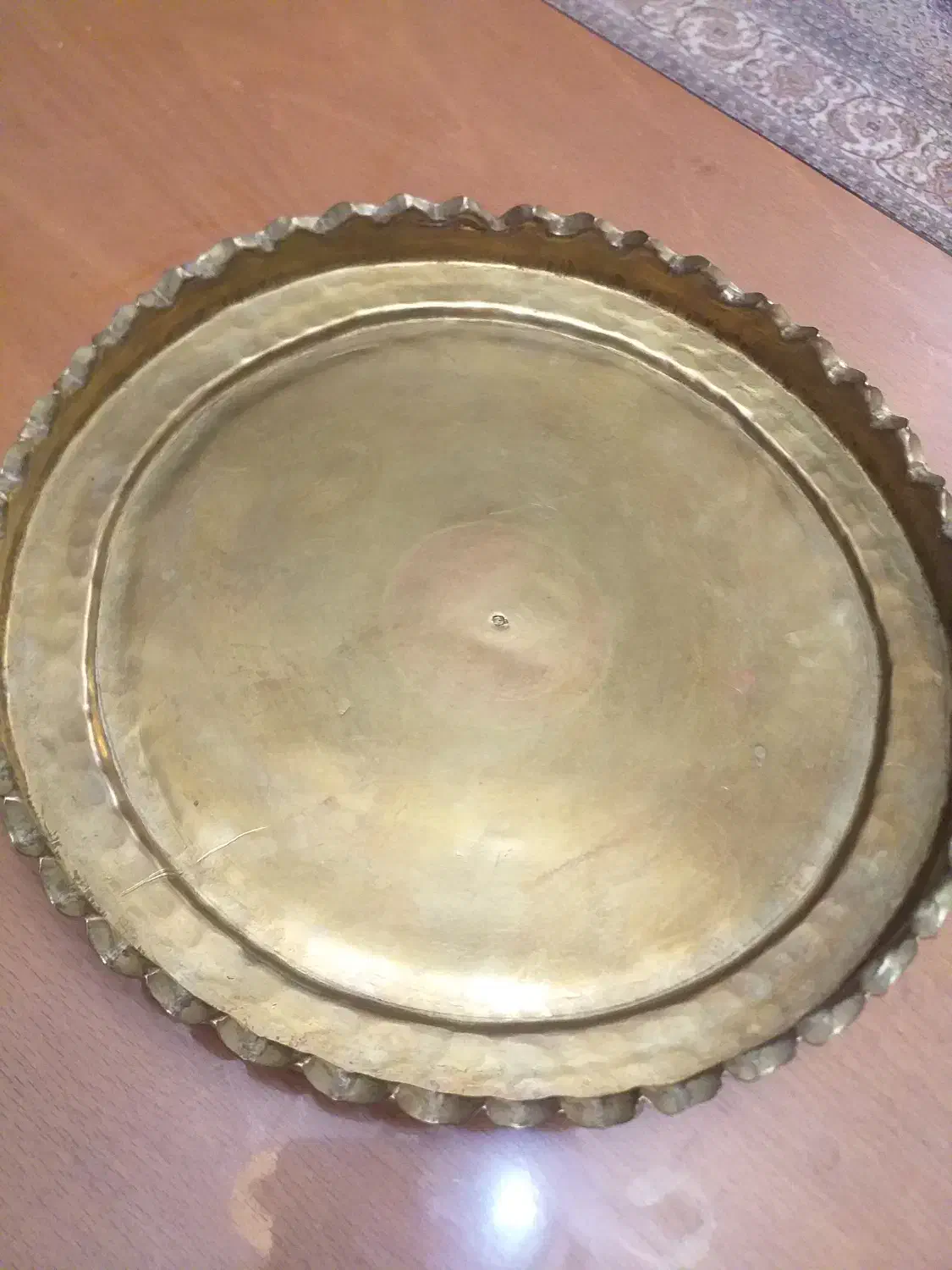 سینی برنجی بسیارقدیمی|کلکسیون اشیاء عتیقه|تهران, اکباتان|دیوار