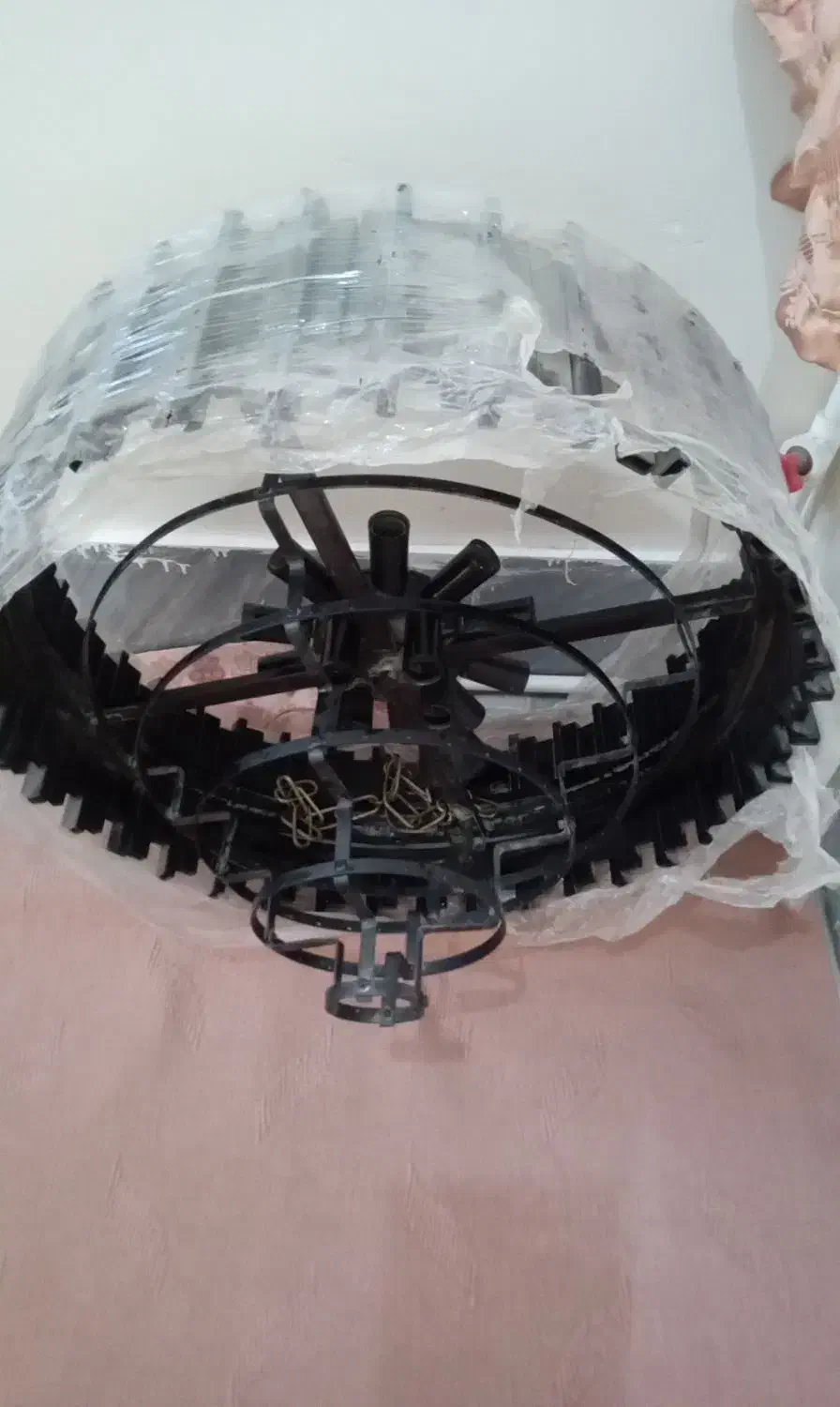 لوستر فلزی|لوستر و چراغ آویز|پاکدشت, پاکدشت (مامازند)|دیوار