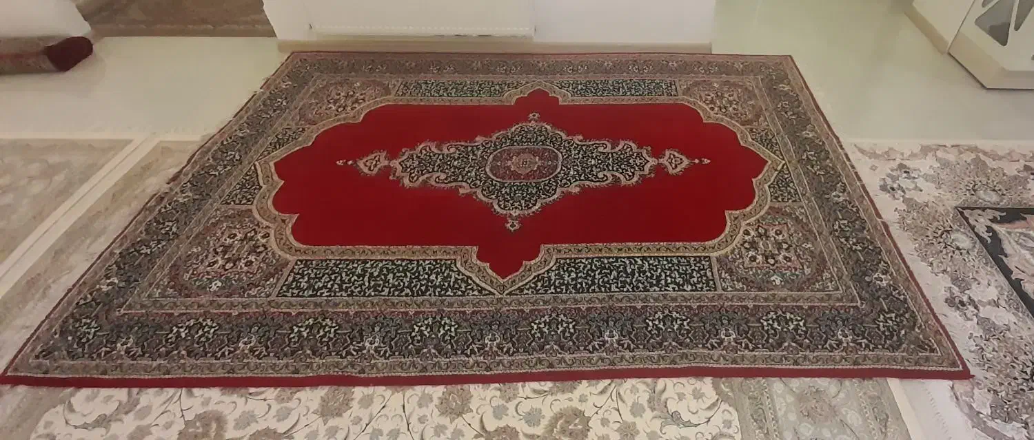 یک جفت فرش ۶متری یک وهشتصدتومن|فرش|اردبیل, |دیوار