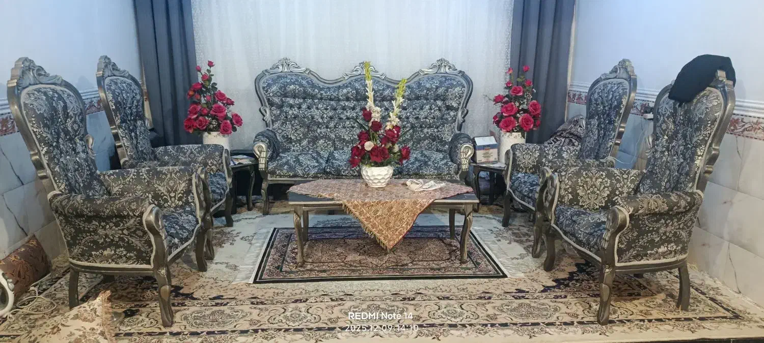 مبل سلطنتی|مبلمان خانگی و میز عسلی|جیرفت, |دیوار