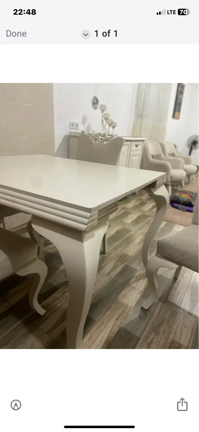 میز ناهارخوری|میز و صندلی غذاخوری|گرگان, |دیوار