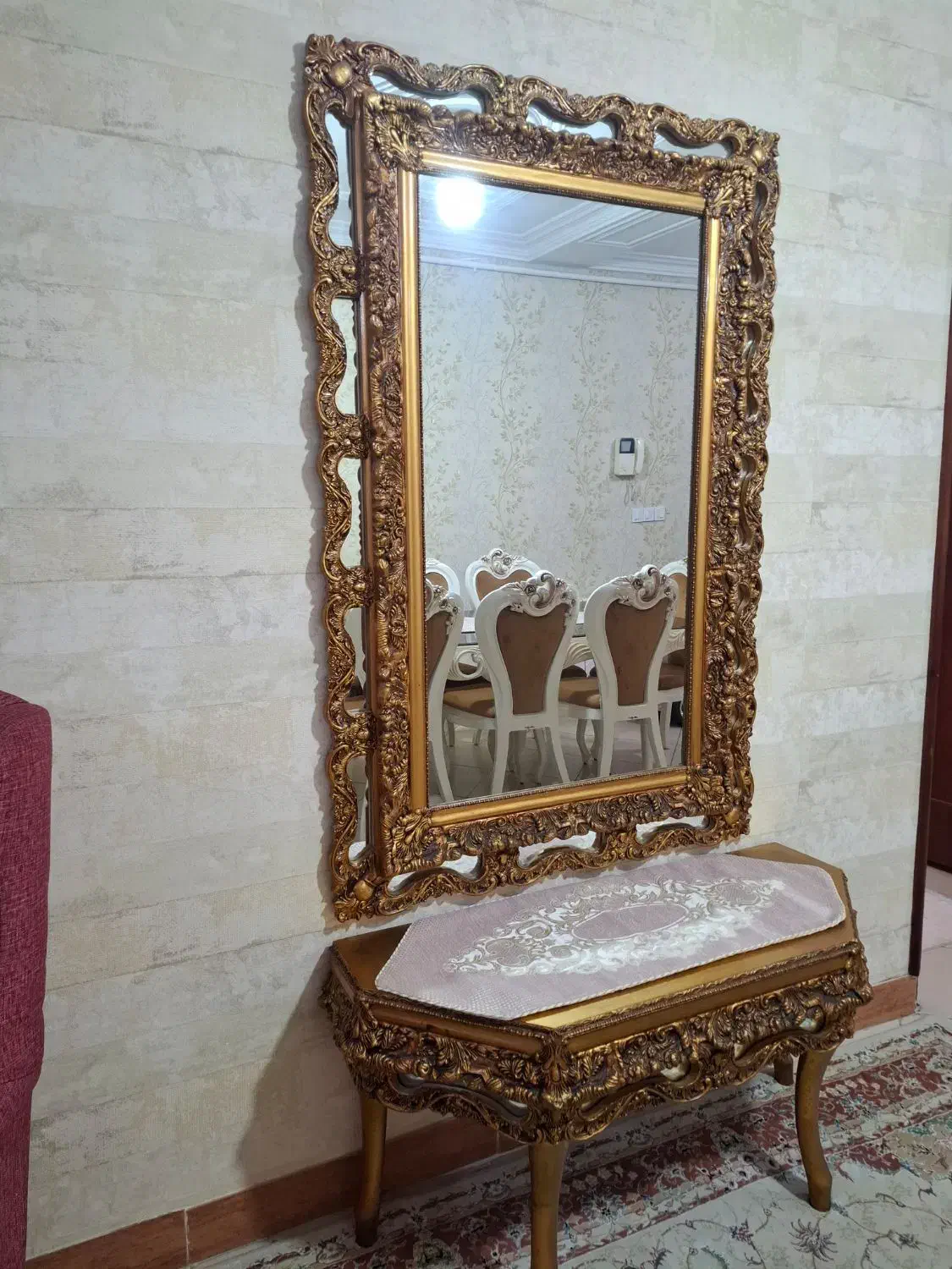 آینه وکنسول|بوفه، ویترین، کنسول|رشت, شهرک شهید رجایی|دیوار