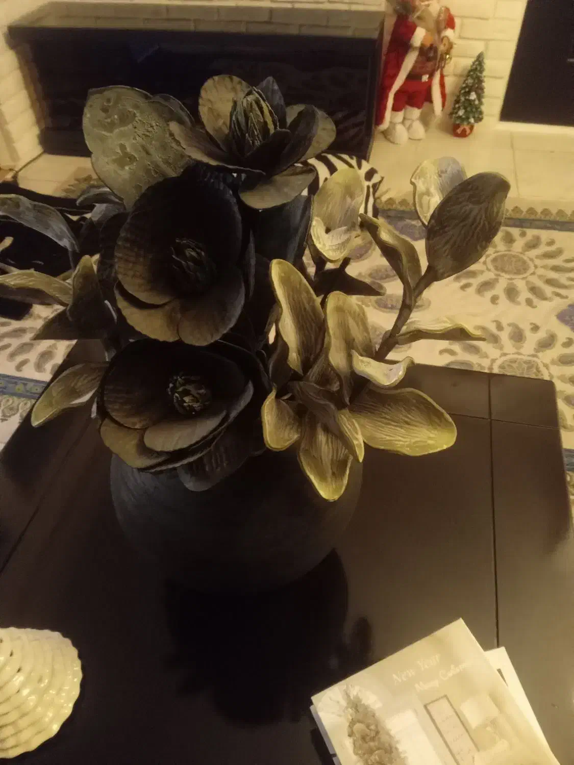 گلدان پتینه و گل|گل مصنوعی|مشهد, شاهد (شهرک غرب)|دیوار