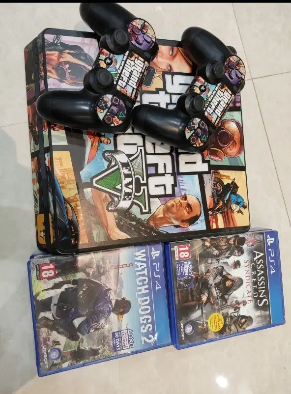 کنسول Ps4 slim 1T|کنسول، بازی ویدئویی و آنلاین|خرم‌آباد, |دیوار