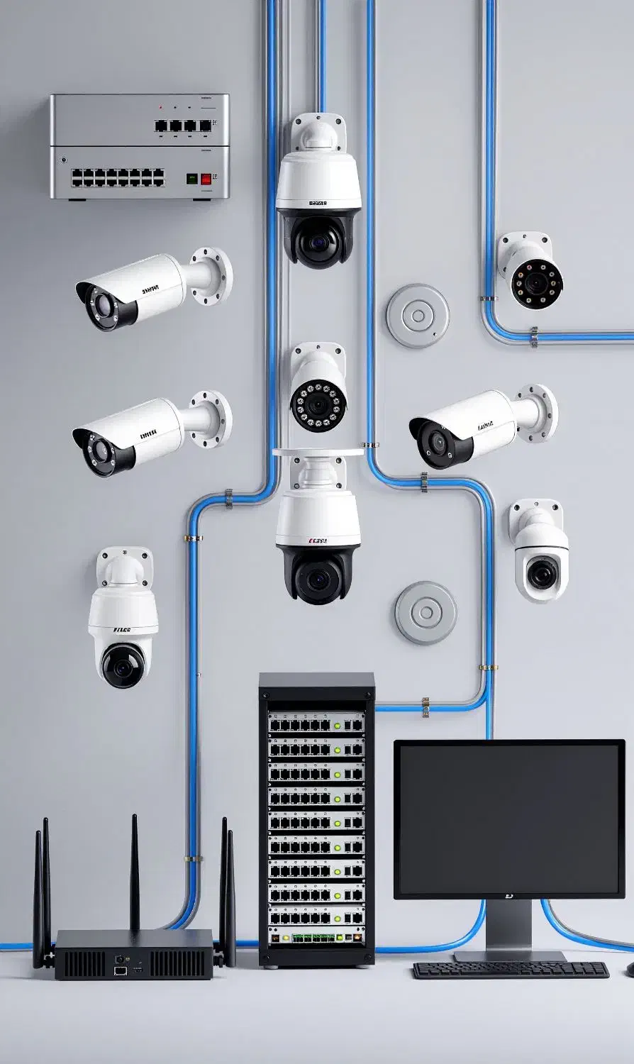 نصب و راه اندازی دوربین مدار بسته و دزدگیر|خدمات پیشه و مهارت|همدان, |دیوار