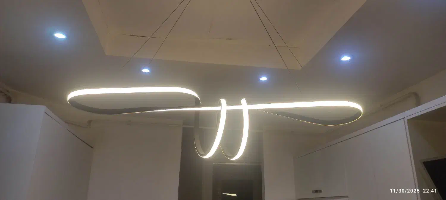 لوستر افتابی|لوستر و چراغ آویز|فومن, |دیوار