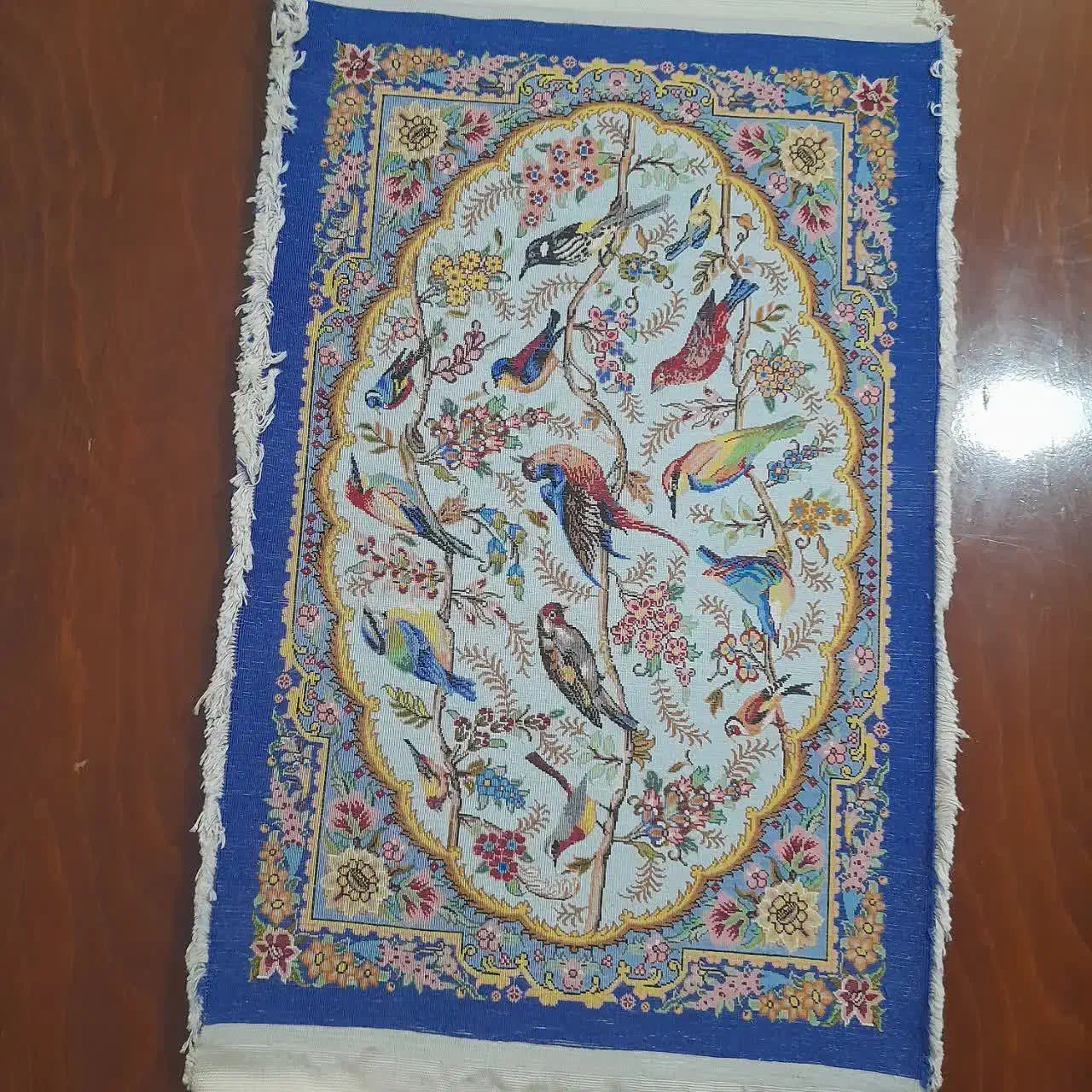 رومیزی ویاتابلوفرش ابریشم|تابلو، نقاشی، عکس|قم, نیروگاه|دیوار