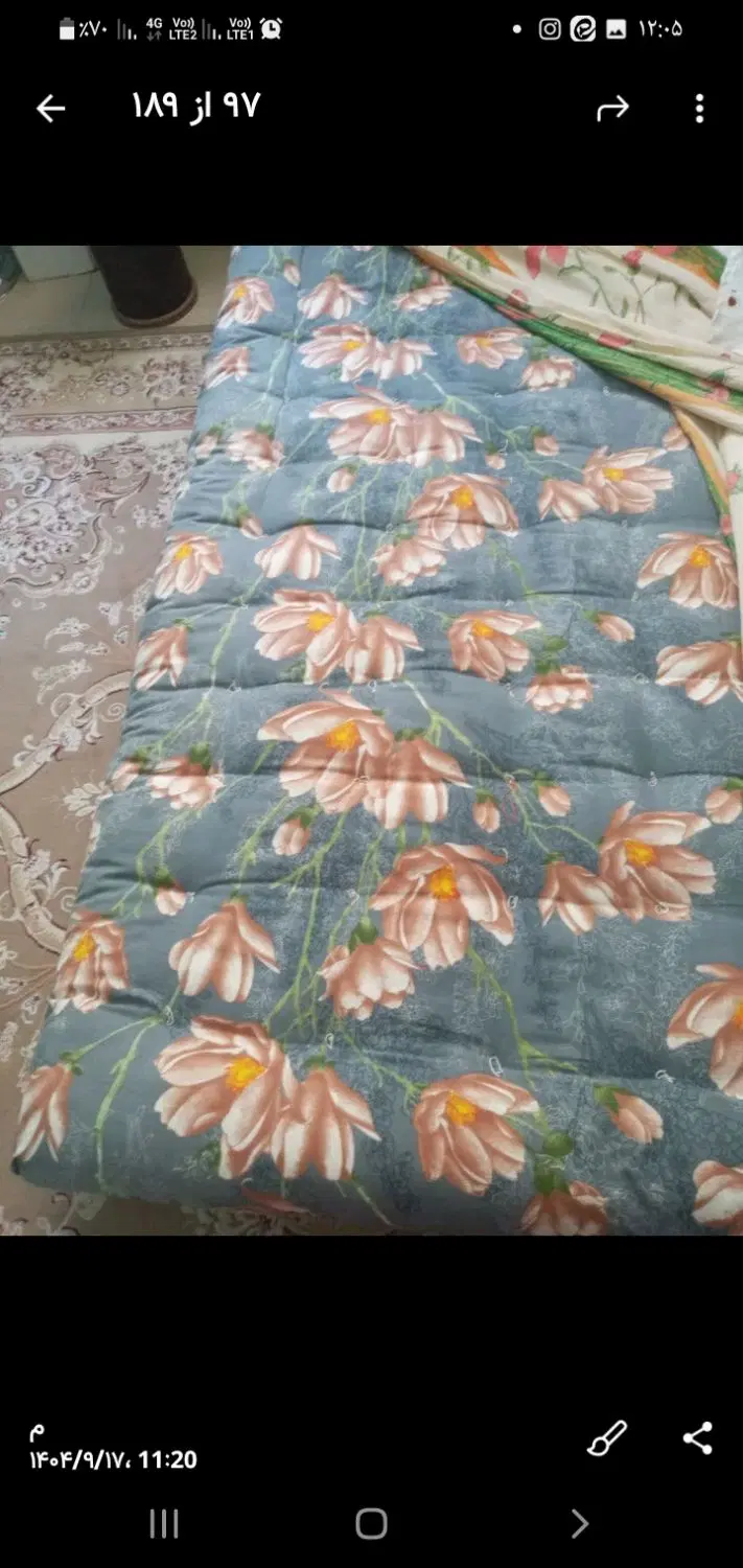 تشک پنبه ایی دونفره مخصوص تخت خاب ۴تومن|تشک تختخواب|کرمانشاه, |دیوار