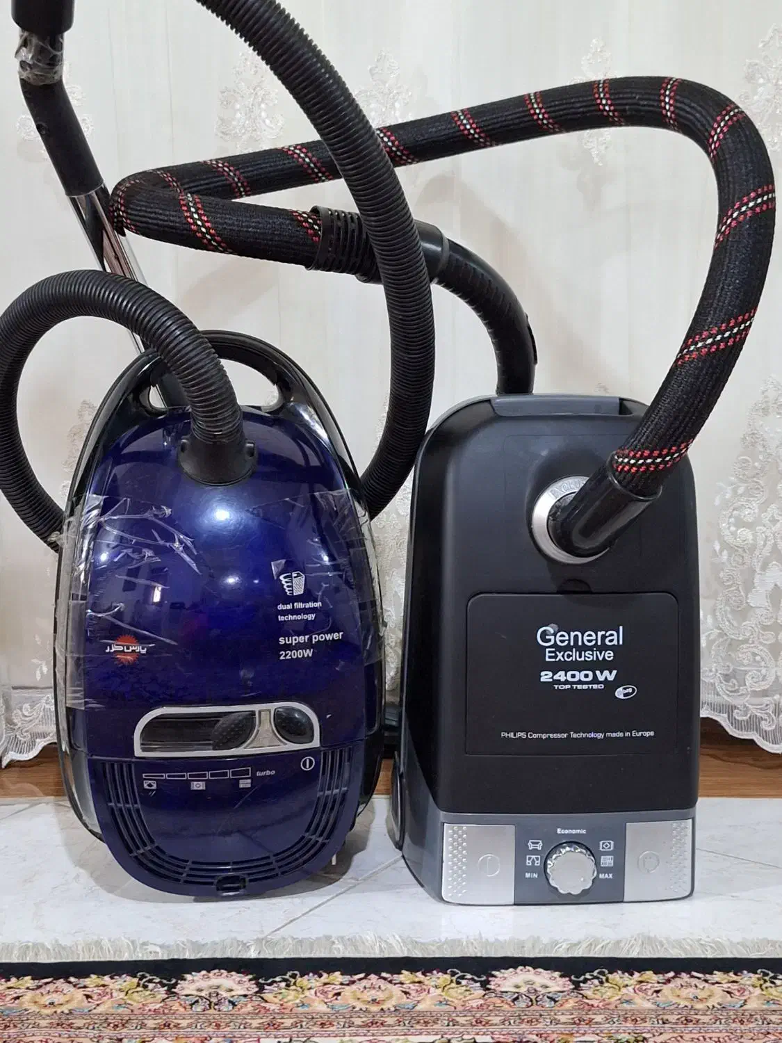 دو عدد جاروبرقی باهم ۵ تومان|جاروبرقی، جارو شارژی، بخارشو|ساری, |دیوار