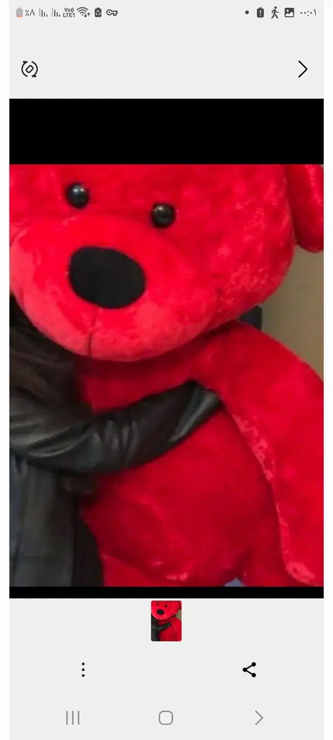 عروسک ولنتاین کادویی در حد نو|اسباب‌‌بازی|میانه, |دیوار