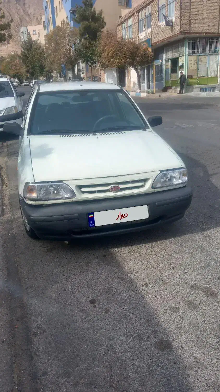 پراید سفید مدل 1377 تک سوز|خودرو سواری و وانت|مهدی شهر, |دیوار